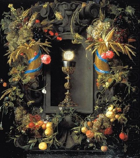 Communion cup encircled with a Garland of Fruit, Jan Davidz de Heem